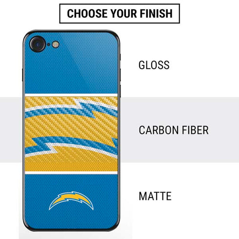 NFL Los Angeles Chargers Zone Block iPhone SE (2nd & 3rd Gen) Skin