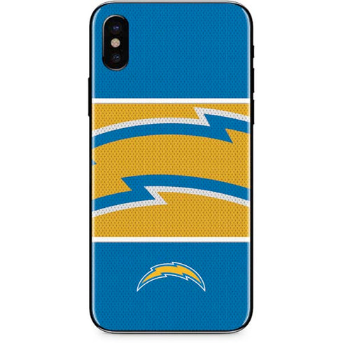 NFL Los Angeles Chargers Zone Block iPhone X Skin