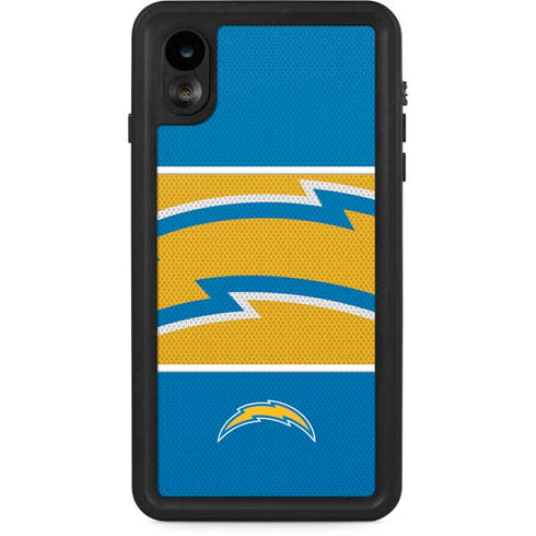 NFL Los Angeles Chargers Zone Block iPhone XR Waterproof Case
