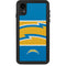 NFL Los Angeles Chargers Zone Block iPhone XR Waterproof Case