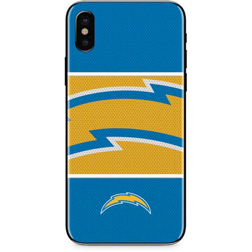 NFL Los Angeles Chargers Zone Block iPhone XS Max Skin