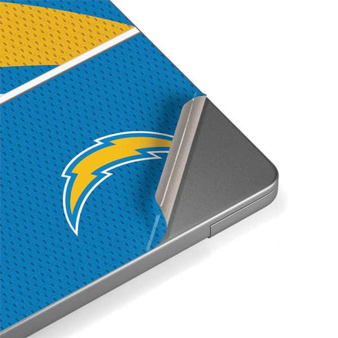 NFL Los Angeles Chargers Zone Block MacBook Pro 14in (2021-24) Skin