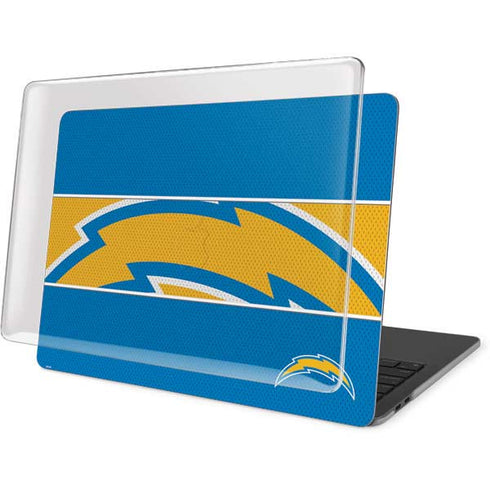 NFL Los Angeles Chargers Zone Block MacBook Pro 16in (2019-20) Case plus Skin