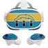 NFL Los Angeles Chargers Zone Block Meta Quest 3 Skin