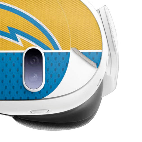 NFL Los Angeles Chargers Zone Block Meta Quest 3 Skin