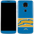 NFL Los Angeles Chargers Zone Block Moto E5 Plus Skin
