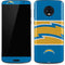 NFL Los Angeles Chargers Zone Block Moto G6 Skin