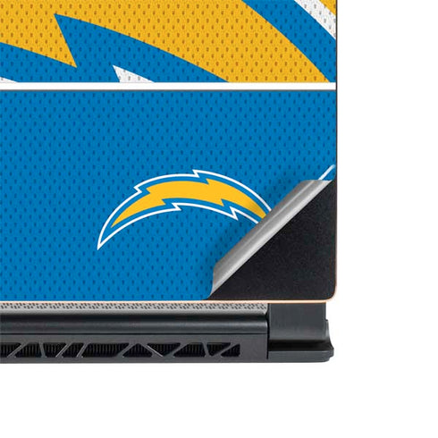 NFL Los Angeles Chargers Zone Block MSI GS65 Stealth Laptop Skin
