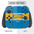 NFL Los Angeles Chargers Zone Block Nintendo Switch Bundle Skin