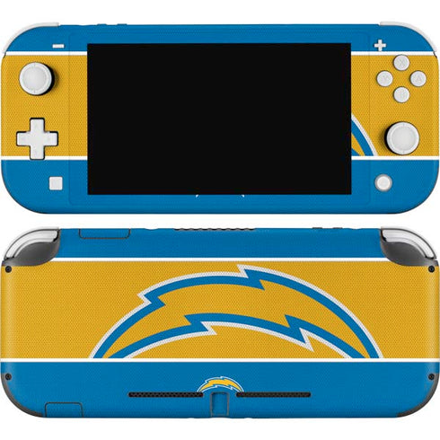 NFL Los Angeles Chargers Zone Block Nintendo Switch Lite Skin
