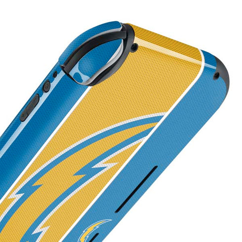 NFL Los Angeles Chargers Zone Block Nintendo Switch Lite Skin