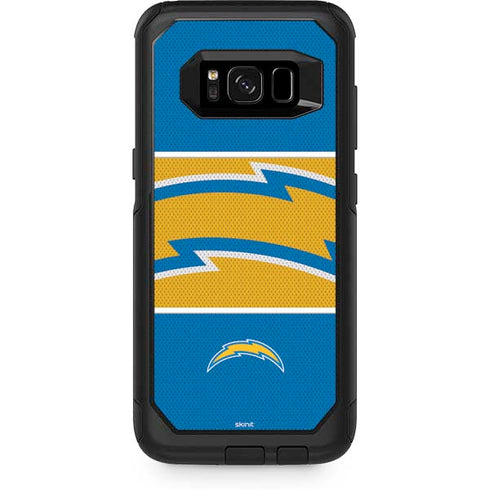 NFL Los Angeles Chargers Zone Block Otterbox Commuter Galaxy Skin