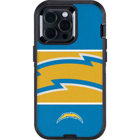 NFL Los Angeles Chargers Zone Block Otterbox Defender iPhone Skin