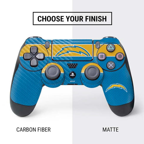 NFL Los Angeles Chargers Zone Block PS4 Controller Skin