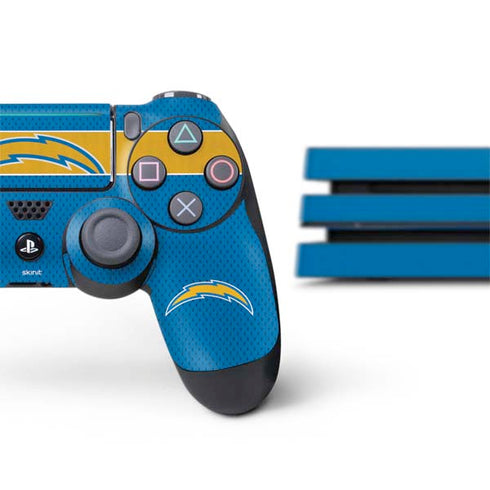 NFL Los Angeles Chargers Zone Block PS4 Pro Bundle Skin