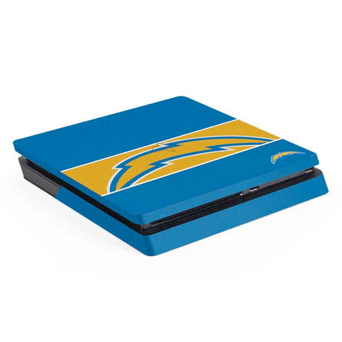 NFL Los Angeles Chargers Zone Block PS4 Slim Skin