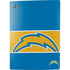 NFL Los Angeles Chargers Zone Block PS5 Console Skin