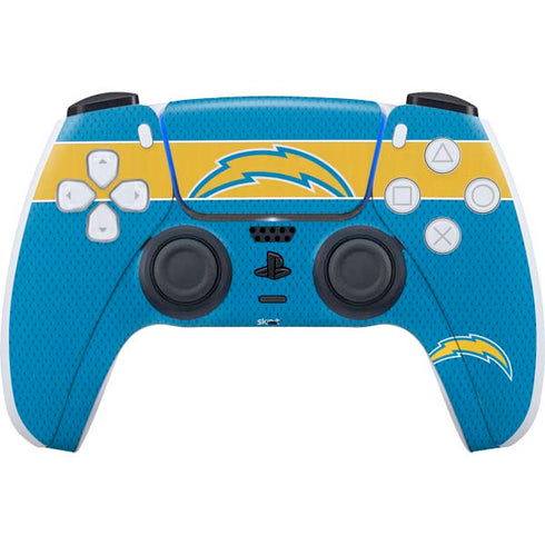 NFL Los Angeles Chargers Zone Block PS5 Controller Skin