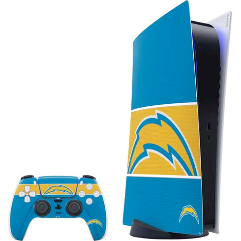 NFL Los Angeles Chargers Zone Block PS5 Digital Edition Bundle Skin
