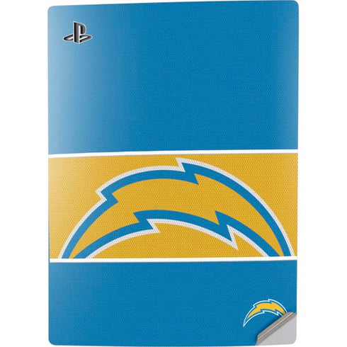 NFL Los Angeles Chargers Zone Block PS5 Digital Edition Console Skin