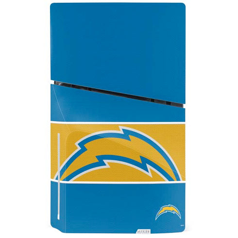 NFL Los Angeles Chargers Zone Block PS5 Slim Disk Bundle Skin