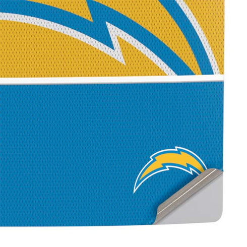 NFL Los Angeles Chargers Zone Block PS5 Slim Digital Edition Console Skin