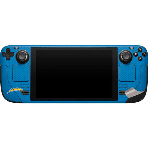 NFL Los Angeles Chargers Zone Block Steam Deck Handheld Gaming Computer Skin