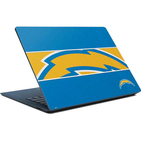 NFL Los Angeles Chargers Zone Block Surface Laptop Skin