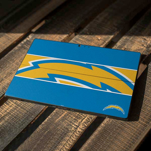 NFL Los Angeles Chargers Zone Block Surface Pro 6 Skin