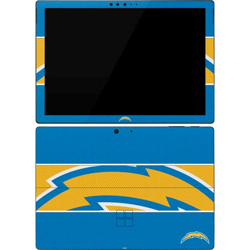 NFL Los Angeles Chargers Zone Block Surface Pro 7 Skin