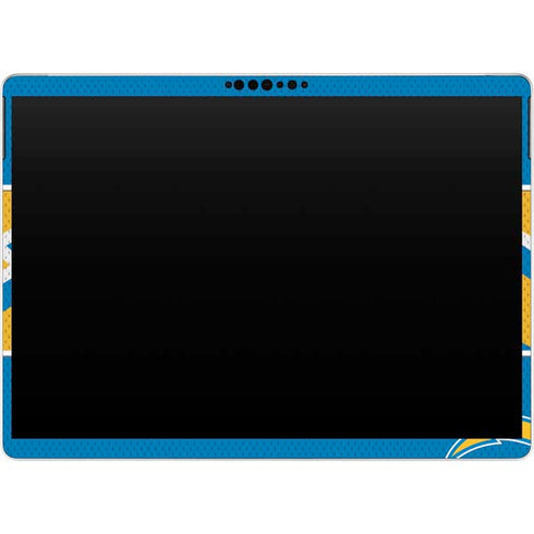 NFL Los Angeles Chargers Zone Block Surface Pro 9 Skin