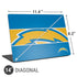 NFL Los Angeles Chargers Zone Block Universal Laptop 14in (11.4 x 8.2in) Skin