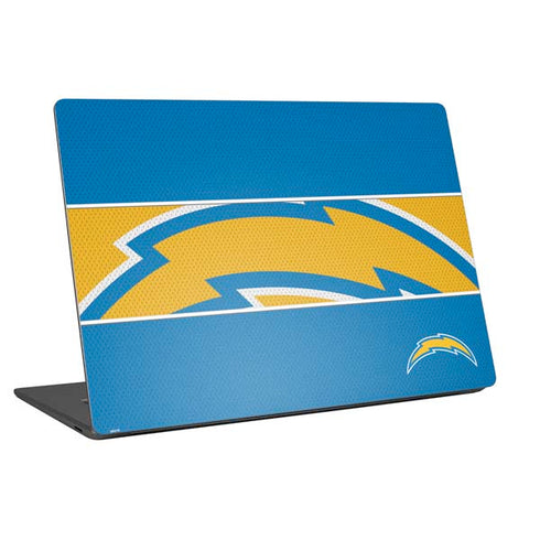 NFL Los Angeles Chargers Zone Block Universal Laptop 18in (14.6 x 10.6in) Skin