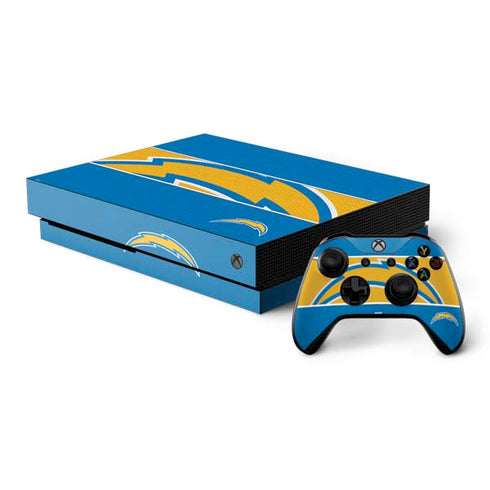 NFL Los Angeles Chargers Zone Block Xbox One X Bundle Skin