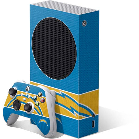 NFL Los Angeles Chargers Zone Block Xbox Series S Skins