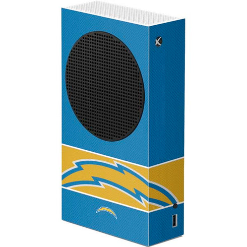 NFL Los Angeles Chargers Zone Block Xbox Series S Console Skin