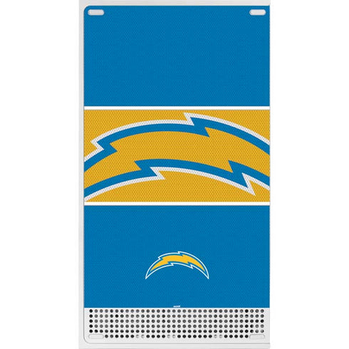 NFL Los Angeles Chargers Zone Block Xbox Series S Console Skin