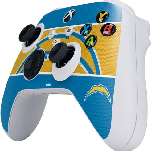 NFL Los Angeles Chargers Zone Block Xbox Series S Controller Skin