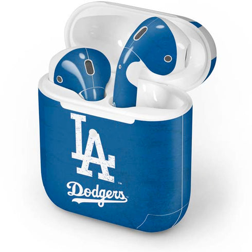 MLB Los Angeles Dodgers - Solid Distressed Apple AirPods 2 Skin