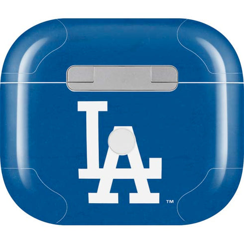 MLB Los Angeles Dodgers - Solid Distressed Apple AirPods (3rd Gen 2021) Skin