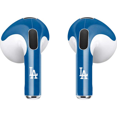 MLB Los Angeles Dodgers - Solid Distressed Apple AirPods (3rd Gen 2021) Skin