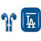 MLB Los Angeles Dodgers - Solid Distressed Apple AirPods Skin