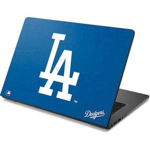 MLB Los Angeles Dodgers - Solid Distressed Dell Chromebook Skin
