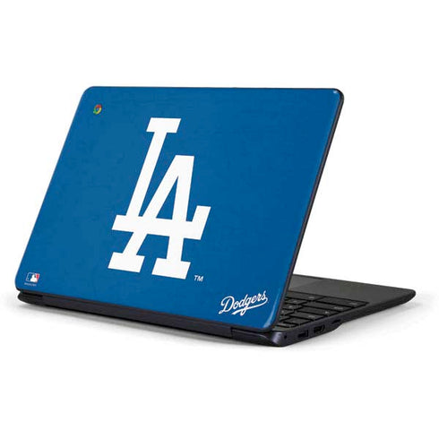 MLB Los Angeles Dodgers - Solid Distressed Samsung Chromebook Skin