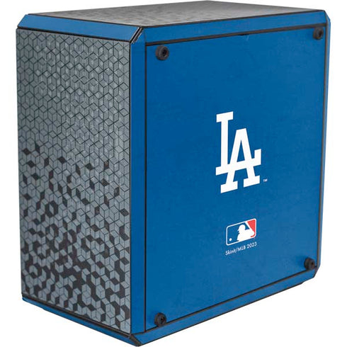 MLB Los Angeles Dodgers - Solid Distressed Cooler Master MasterBox Q300L Mini Tower Skin