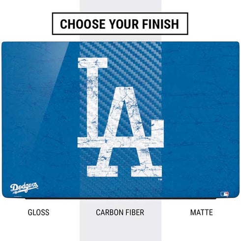 MLB Los Angeles Dodgers - Solid Distressed Dell Vostro Skin