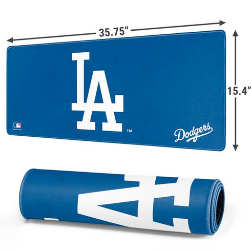 MLB Los Angeles Dodgers - Solid Distressed Gaming Mouse Pad
