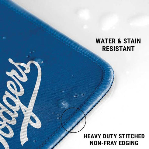 MLB Los Angeles Dodgers - Solid Distressed Gaming Mouse Pad