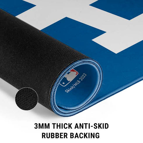 MLB Los Angeles Dodgers - Solid Distressed Gaming Mouse Pad