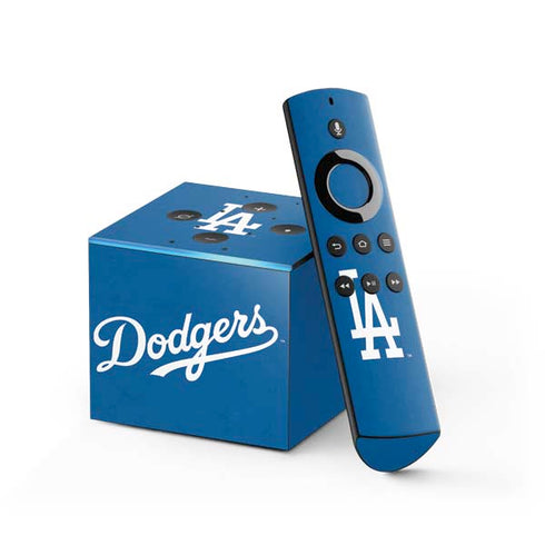 MLB Los Angeles Dodgers - Solid Distressed Fire TV Cube Skin